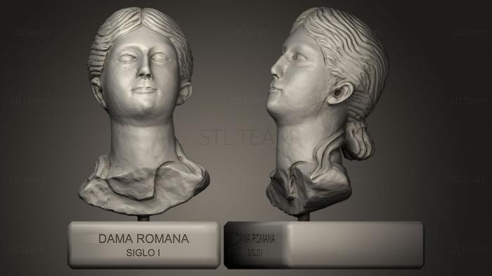 Бюсты и головы античные и исторические Дама Романа